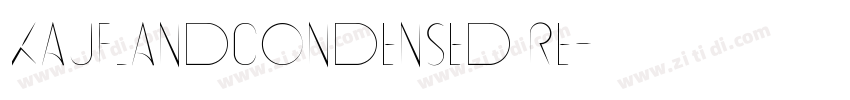KauflandCondensed Re字体转换